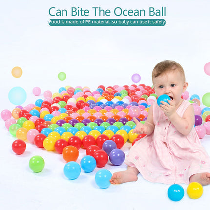 Vibrant 200-2000X Colorful Ball Pit Balls for Kids & Babies - Soft Ocean Toy for Playpen Fun