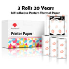 3 Rolls 20 Years Pattern Stickers