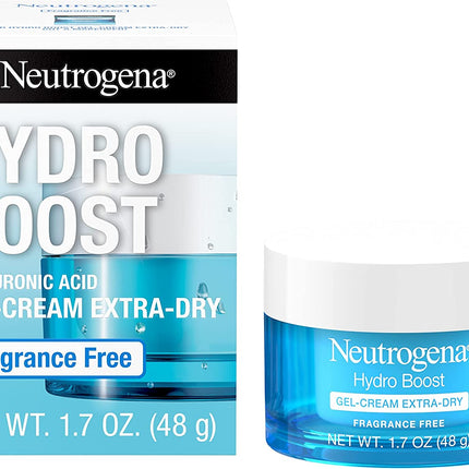 Hydro Boost Hyaluronic Acid Moisturizer Gel-Cream - Deep Hydration for Extra-Dry Skin, 1.7 Oz