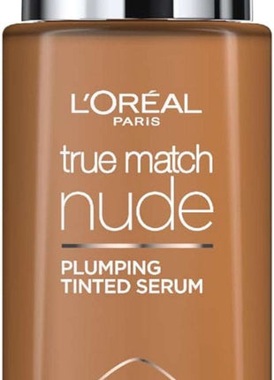 L’Oréal Paris True Match Nude Plumping Tinted Serum - Tan Deep 7-8 for a Flawless Glow