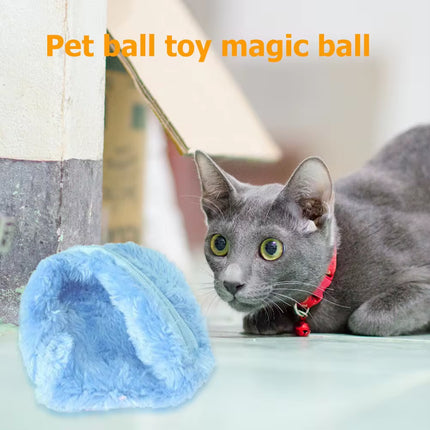 Interactive Plush Electric Rolling Ball Toy for Dogs and Cats - Automatic Activation Chew and Play Fun
