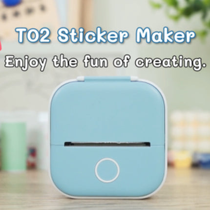Mini Pocket Thermal Printer Bluetooth Wireless Photo Notes Inkless Sticker Paper