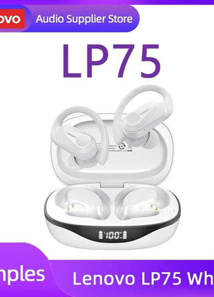 Original  LP75 TWS Bluetooth V5.3 Headphones Wireless LED Digital Display Earphones Noise Reduction Waterproof Headset New