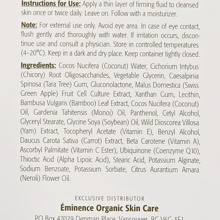 Revitalize Your Skin with Organic Bamboo Firming Fluid - 1.2 oz of Youthful Glow