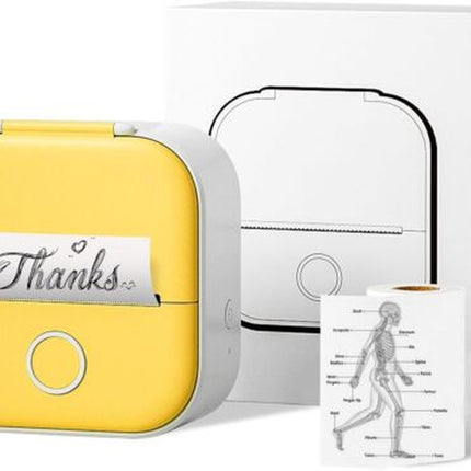 Mini Pocket Thermal Printer Bluetooth Wireless Photo Notes Inkless Sticker Paper
