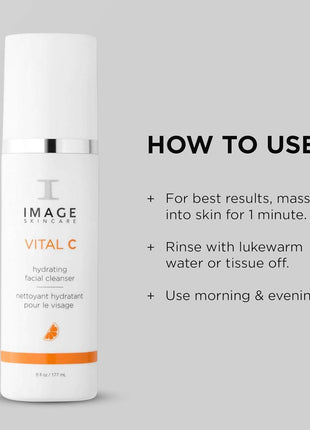 Skincare Vital C Hydrating Facial Cleanser - 177ml for Radiant Skin