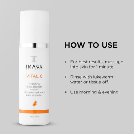 Skincare Vital C Hydrating Facial Cleanser - 177ml for Radiant Skin