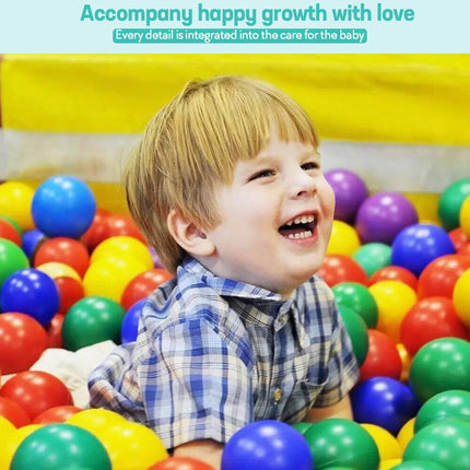 Vibrant 200-2000X Colorful Ball Pit Balls for Kids & Babies - Soft Ocean Toy for Playpen Fun