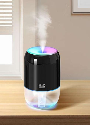 Portable Mini USB RGB Cool Mist H2O Humidifier Aromatherapy Essential Oil Diffuser Home 5V Power Humidity Control