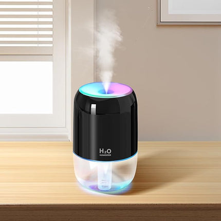 Portable Mini USB RGB Cool Mist H2O Humidifier Aromatherapy Essential Oil Diffuser Home 5V Power Humidity Control