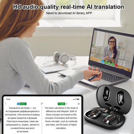 Speak the world with 3-in-1 AI Translator Earbuds! 140+ languages, real-time translation, HD audio, and long battery life. Perfect for travel. Get yours now!