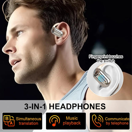 Speak the world with 3-in-1 AI Translator Earbuds! 140+ languages, real-time translation, HD audio, and long battery life. Perfect for travel. Get yours now!