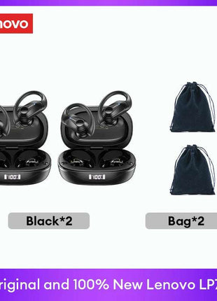 Original  LP75 TWS Bluetooth V5.3 Headphones Wireless LED Digital Display Earphones Noise Reduction Waterproof Headset New