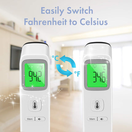 Non-Touch Digital Forehead Thermometer for Children and Babies - Fast & Accurate Infrared Readings for Parents