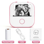 Pink Printer+1 White Paper