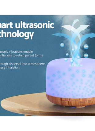 Devanti Aroma Diffuser Aromatherapy Humidifier 500ml