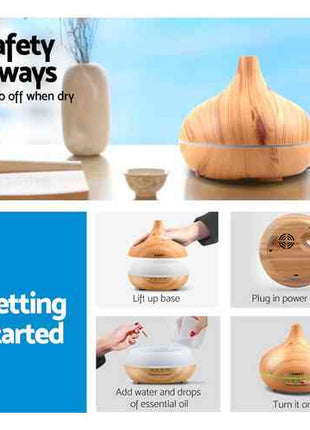 Devanti Aroma Diffuser Aromatherapy Humidifier 300ml