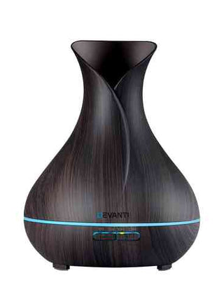 Devanti Aroma Diffuser Aromatherapy Dark Wood 400ml