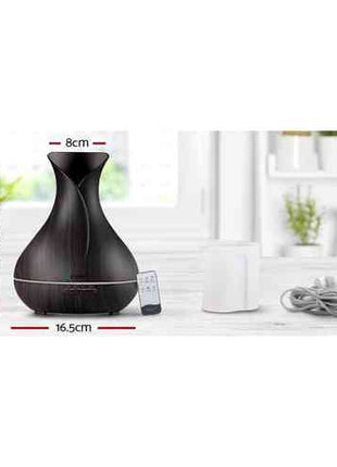 Devanti Aroma Diffuser Aromatherapy Dark Wood 400ml
