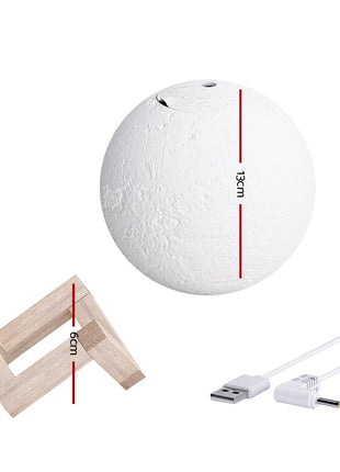 Devanti Aroma Diffuser Aromatherapy Moon Lamp 880ml