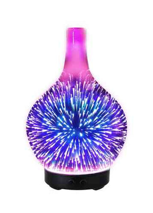Devanti Ultrasonic Aroma Aromatherapy Diffuser 3D Light Oil Firework Humidifier