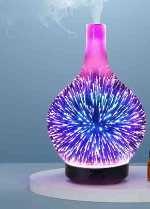 Devanti Ultrasonic Aroma Aromatherapy Diffuser 3D Light Oil Firework Humidifier