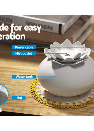 Devanti Aroma Diffuser Aromatherapy Lotus 200ml