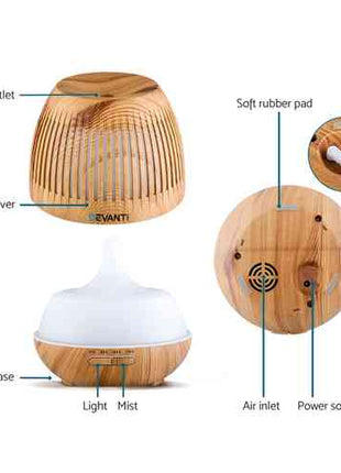 Devanti Aroma Diffuser Aromatherapy Humidifier 400ml