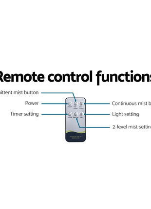 Devanti Aroma Diffuser Aromatherapy Humidifier 400ml