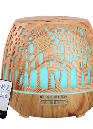Devanti Aroma Diffuser Aromatherapy Wood Grain 400ml