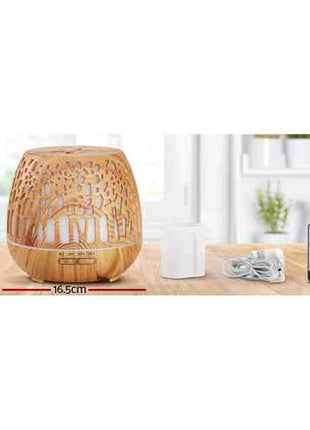 Devanti Aroma Diffuser Aromatherapy Wood Grain 400ml