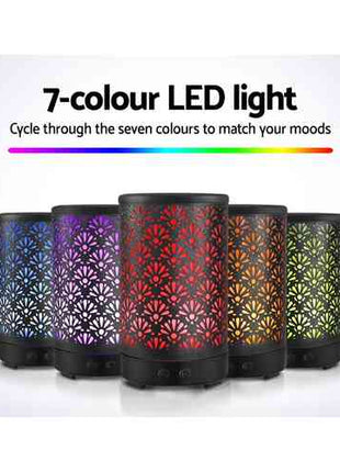 Devanti Aroma Diffuser Aromatherapy Black 100ml