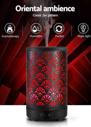 Devanti Aroma Diffuser Aromatherapy Black 100ml