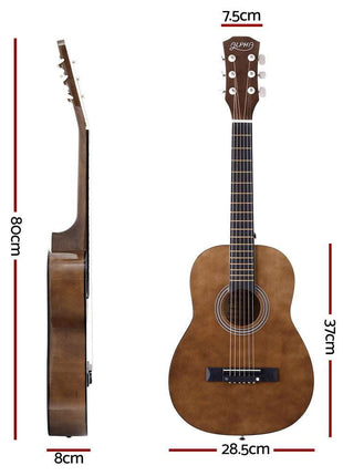 Alpha 31" Steel String Acoustic Guitar Portable
