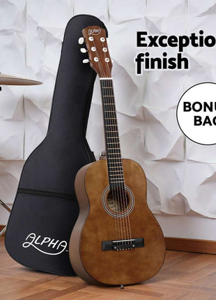 Alpha 31" Steel String Acoustic Guitar Portable