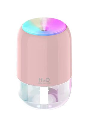 Portable Mini USB RGB Cool Mist H2O Humidifier Aromatherapy Essential Oil Diffuser Home 5V Power Humidity Control