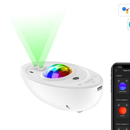 Transform Your Space with Smarterhome™ Aurora & Star Light Projector and Bluetooth Speaker!
