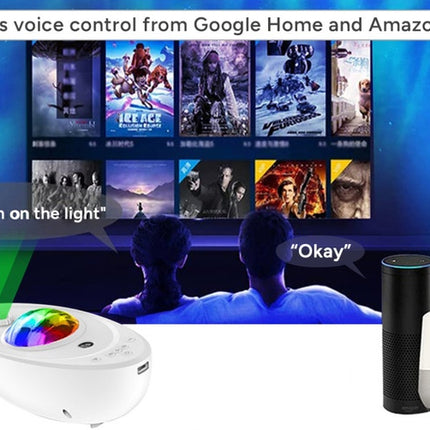 Transform Your Space with Smarterhome™ Aurora & Star Light Projector and Bluetooth Speaker!