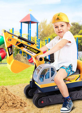 Keezi Ride On Car Toys Kids Excavator Digger Sandpit Bulldozer Car Pretend Play