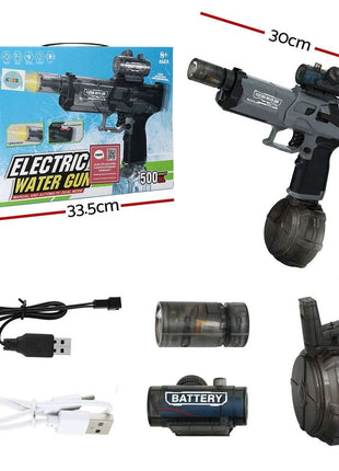 Keezi Kids Adult Electric Water Gun 500ml Water Tank Light Squirt Guns Toys