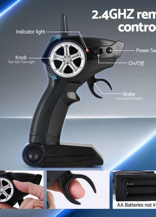 Keezi Kids Remote Control Car 5KM/H Off-Road Truck Electric Vehicle Outdoor Toys