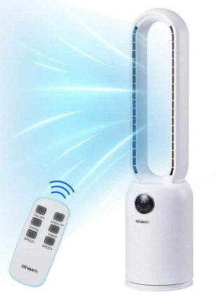 Devanti 2in1 Bladeless Fan Air Purification W/ Remote 88cm