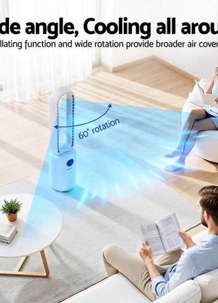 Devanti 2in1 Bladeless Fan Air Purification W/ Remote 88cm