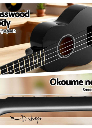 Alpha Ukulele 21 Inch Basswood Beginner