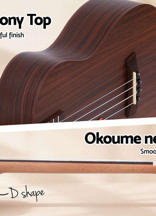 Alpha Ukulele 30 Inch with EQ 18 Frets