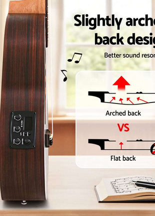 Alpha Ukulele 30 Inch with EQ 18 Frets