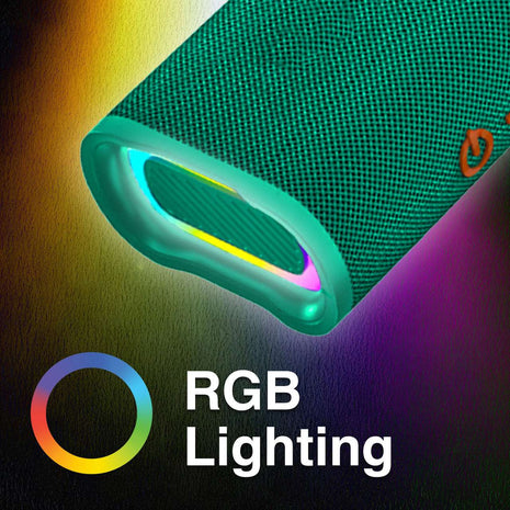 Laser Splash Proof Bluetooth Speaker Green