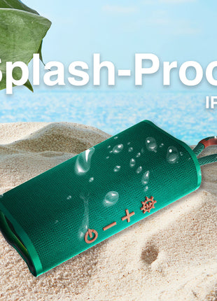 Laser Splash Proof Bluetooth Speaker Green