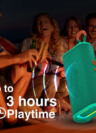 Laser Splash Proof Bluetooth Speaker Green