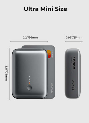AUKEY Spark Mini 10000 Compact Fast Charging Power Bank (PB-Y55)